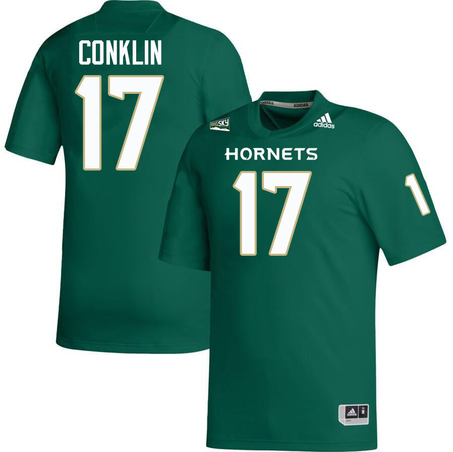Carson Conklin SAC State Jersey,Sacramento State Hornets #17 Carson Conklin Jersey-Green Carson Conklin SAC State Jersey,Sacramento State Hornets #17 Carson Conklin Jersey-Green